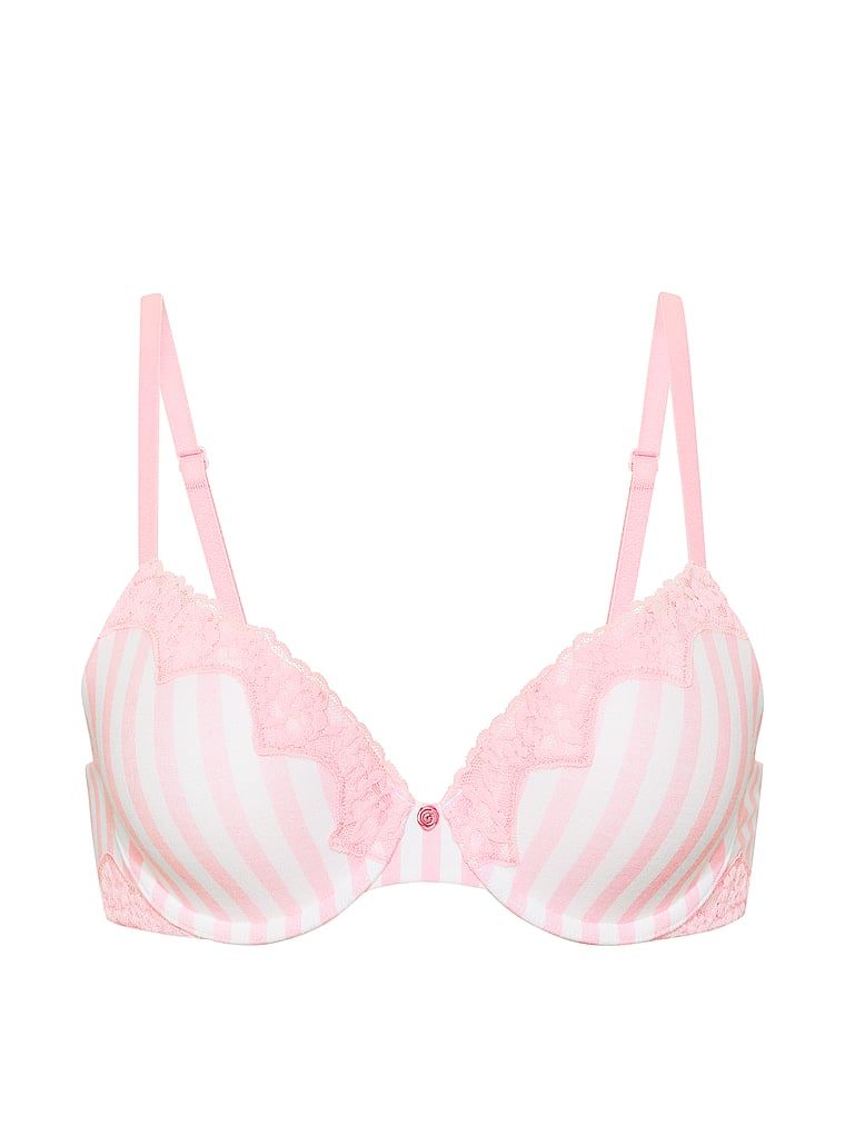 Push-up bavlněná podprsenka Perfect Shape. Produkt je vzorovaný a pochází z kolekce triček.