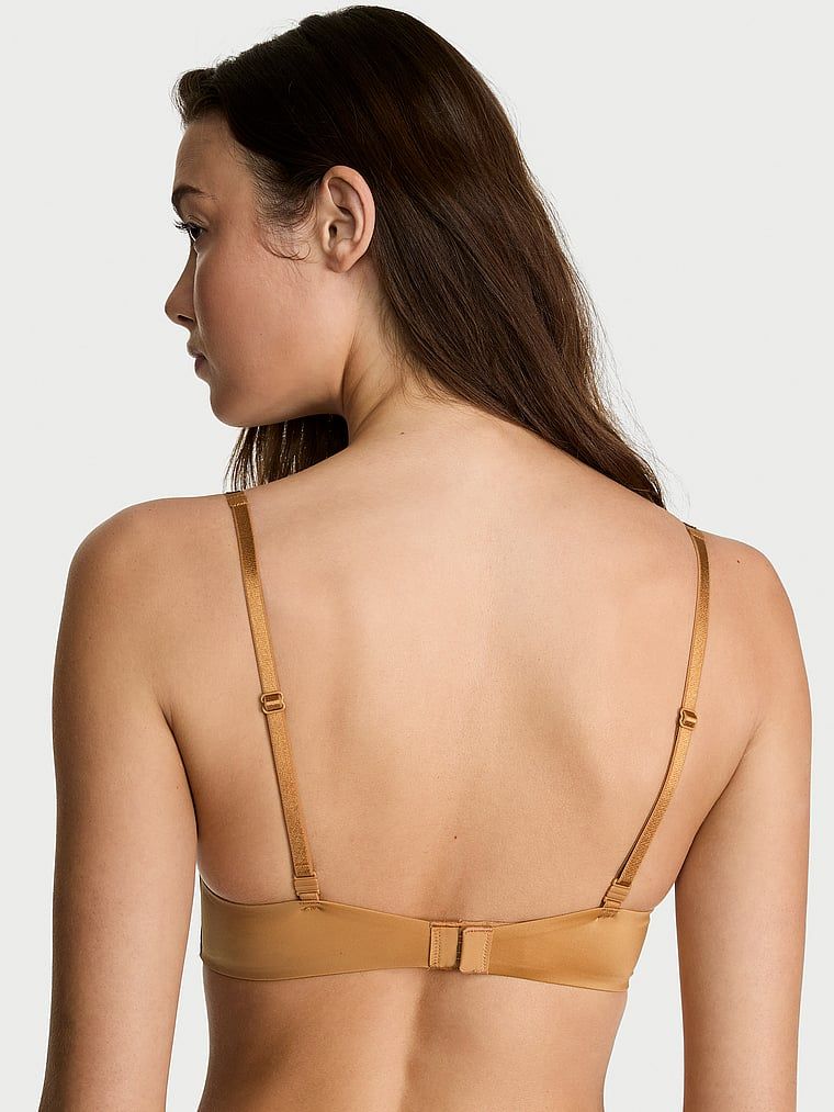 Podprsenka na push-up s lesklými prvky Gradient Shine Cradle. Produkt je hnědé barvy a pochází z kolekce Very Sexy.