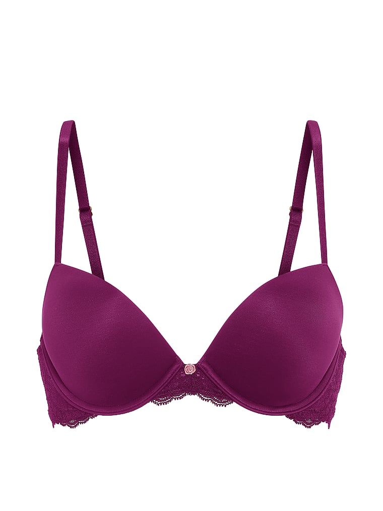 Push-up podprsenka Smooth and Lace. Produkt je fialové barvy a pochází z kolekce Dream Angels.