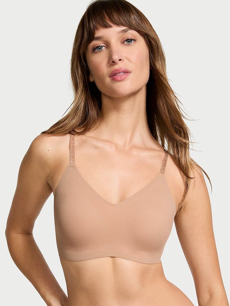 Victoria's Secret Bare Lehce podšitá domácí košilová podprsenka