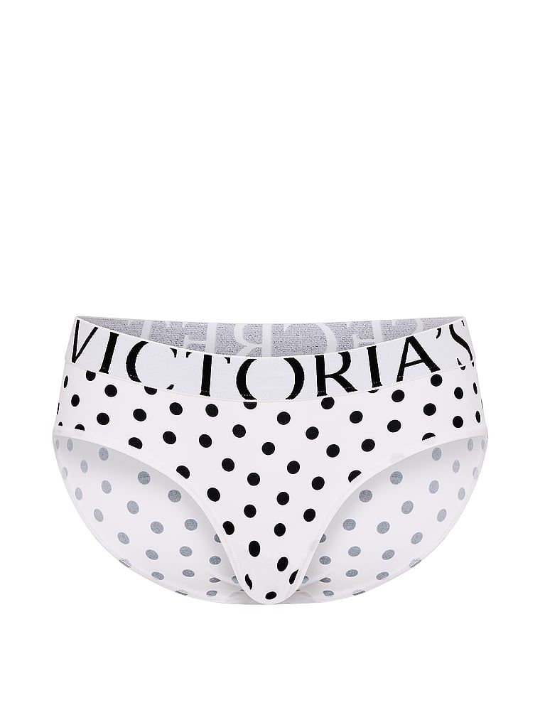 Kalhotky s logem Cool Hiphugger. Produkt je vzorovaný a pochází z kolekce Victoria's Secret.