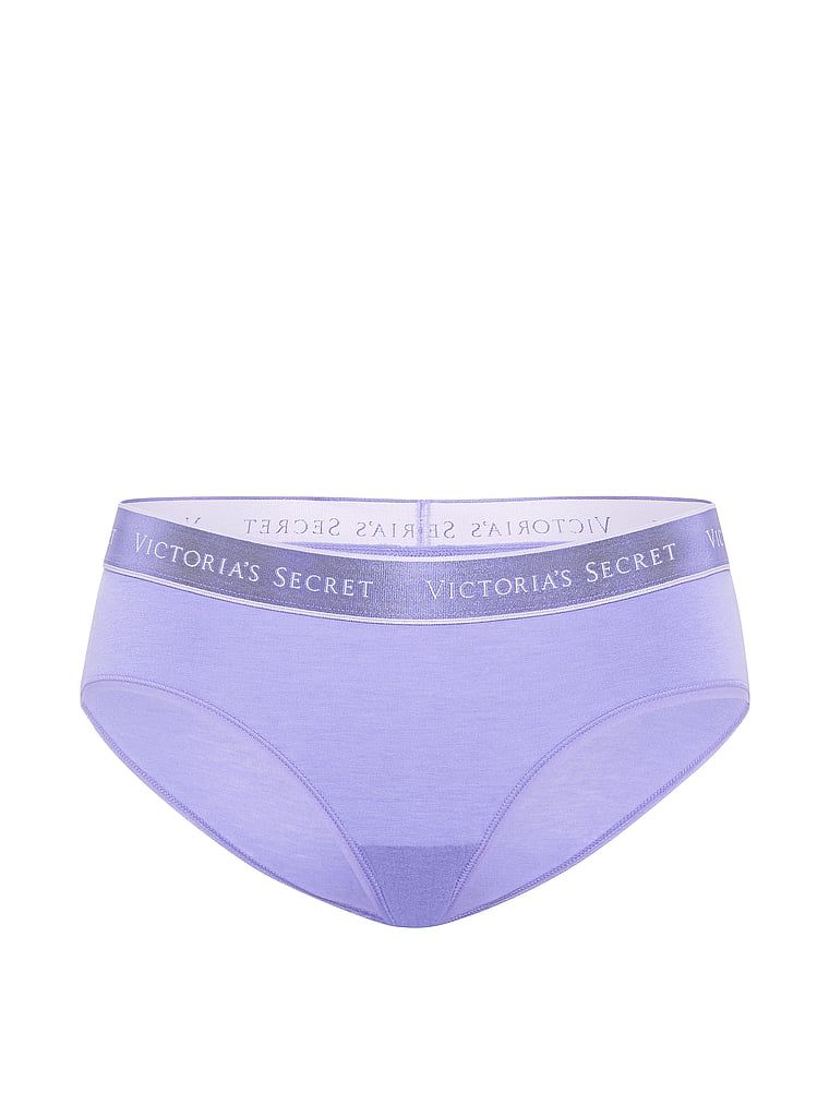 Bavlněné kalhotky s logem Hiphugger v pase. Produkt je modré barvy a pochází z kolekce Cotton.