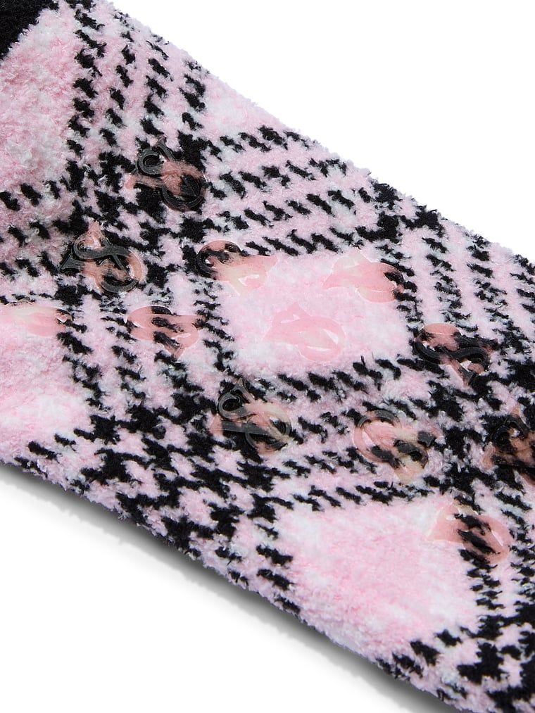 Ponožky marshmallow. Produkt je vzorovaný a pochází z kolekce Victoria's Secret.