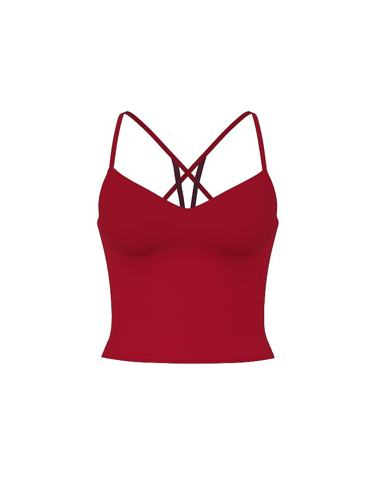 Sportovní top VSX Elevate s vysokými špičkami. Produkt je červený a pochází z kolekce VSX.