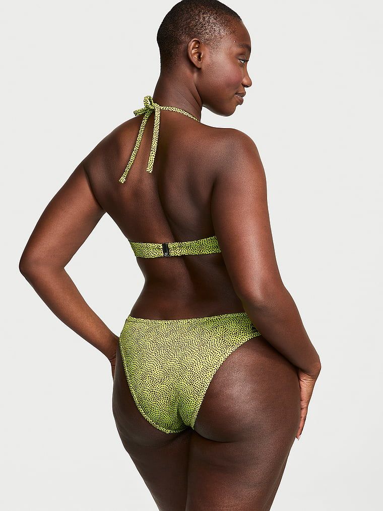 Push-up horní díl VS Archives Banded. Produkt je vzorovaný a pochází z kolekce Victoria's Secret Swim.