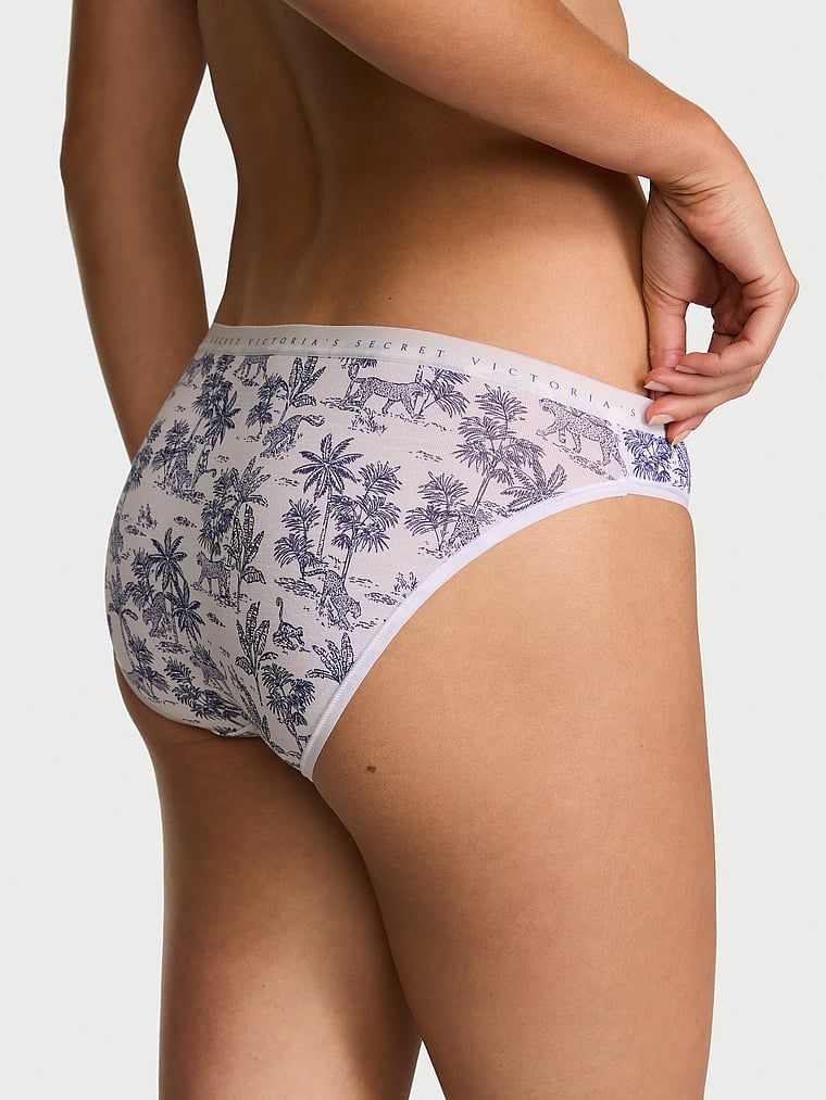 Bavlněné kalhotky v bikinách. Produkt má vzorovanou barvu a pochází z kolekce Victoria's Secret.