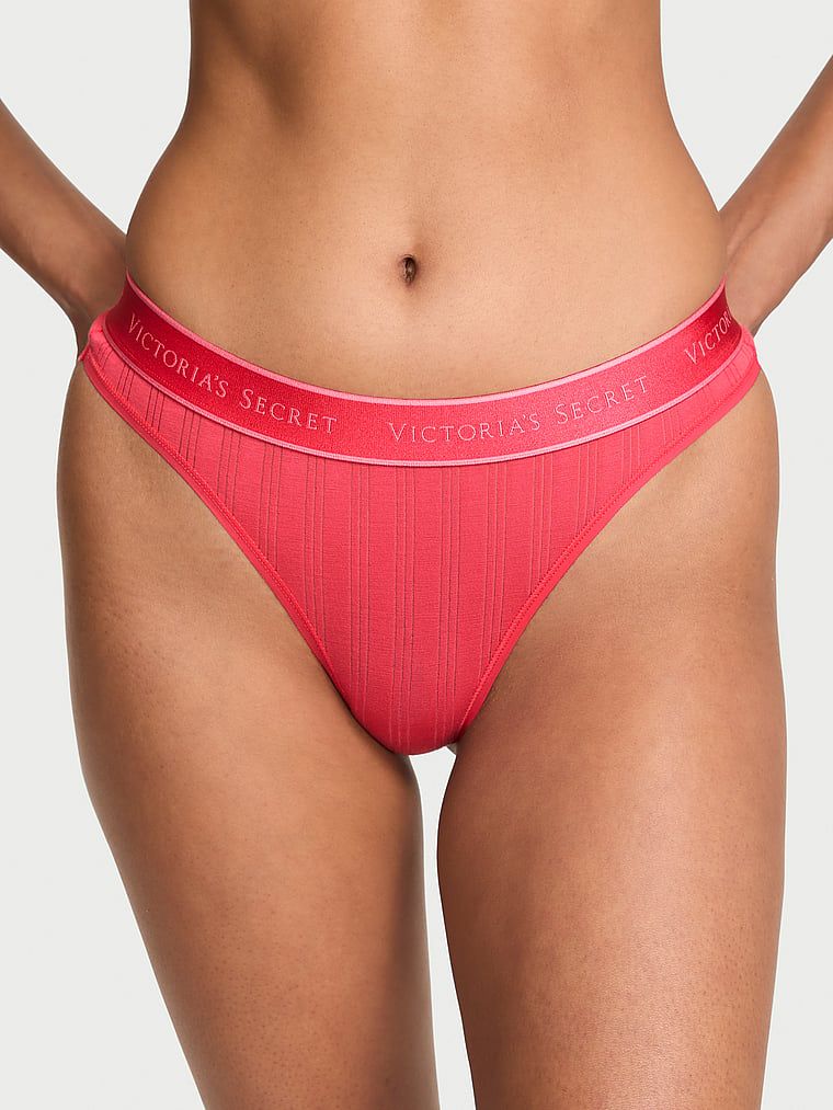 Cotton Modalová ultra jemná tanga s logem SoSoft