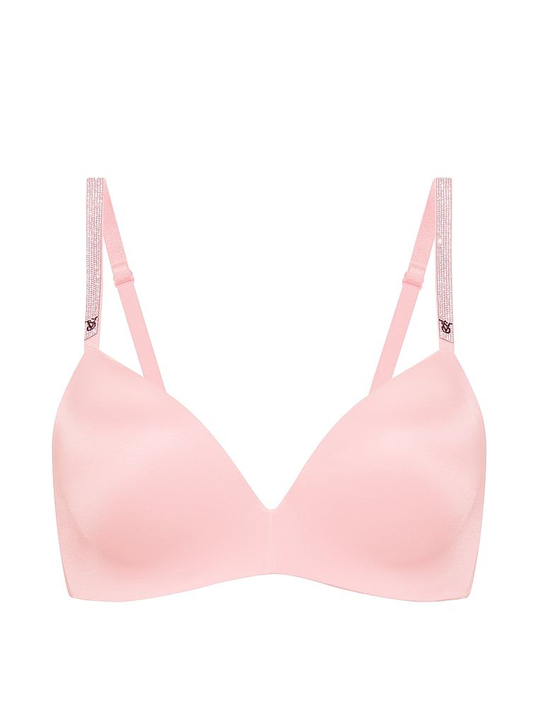 Podprsenka na kliky bez kosticí So Obsessed Shine Strap. Produkt je růžové barvy a pochází z kolekce Very Sexy.