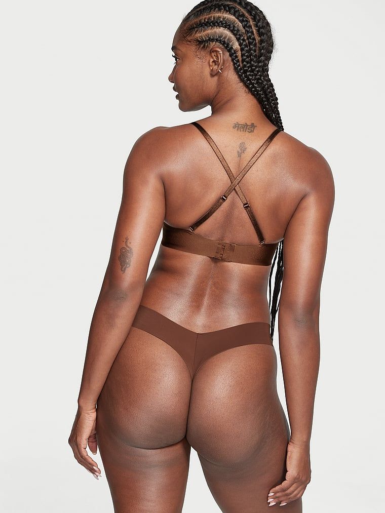 Sexy Illusions Push-up podprsenka bez ramínek. Produkt je hnědý a pochází z kolekce Victoria's Secret Bare.