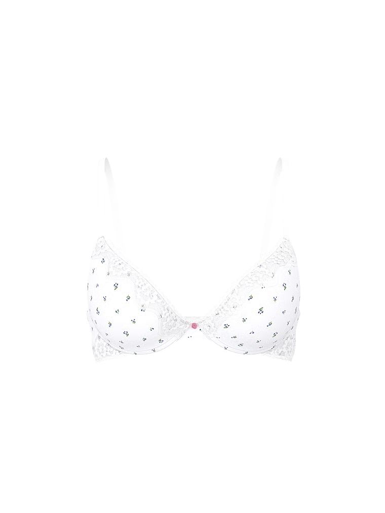 Push-up bavlněná podprsenka Perfect Shape Shadow Stripe. Produkt je květinové barvy a pochází z kolekce triček.