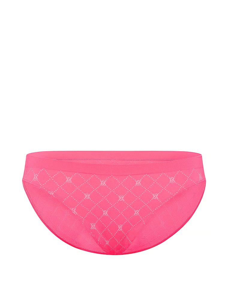 Bezešvové bikinové kalhotky. Produkt má vzorovanou barvu a pochází z kolekce Seamless.