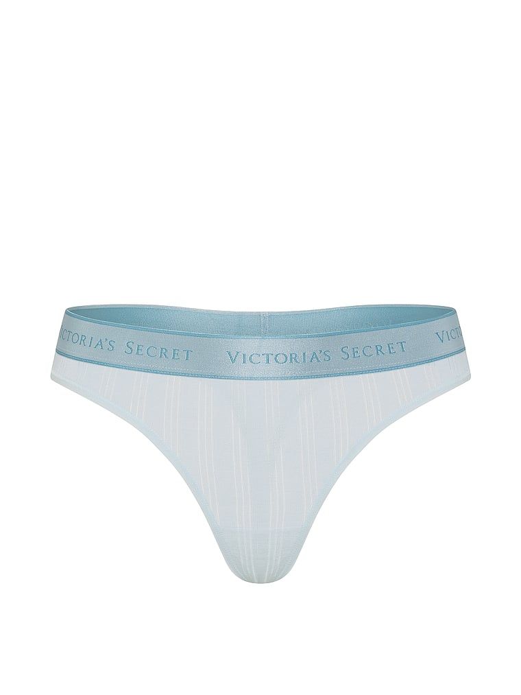 Tanga vyrobená z modálního stylu SoSoft Ultra-Fine Logo. Produkt je modré barvy a pochází z kolekce Cotton.