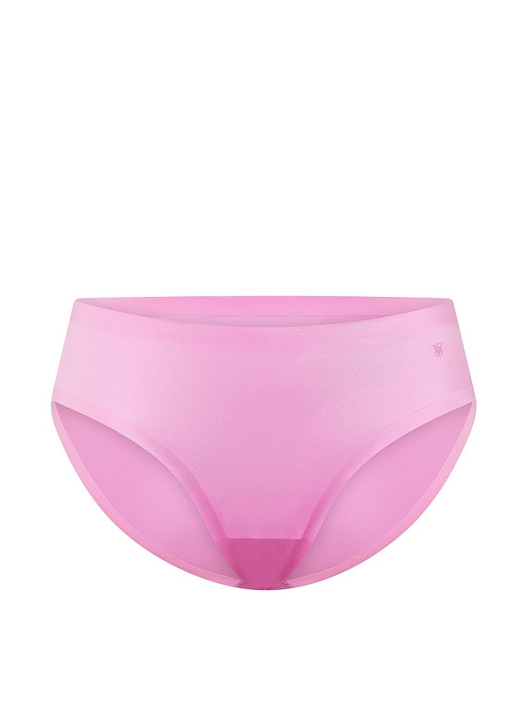 Bikiny kalhotky s neviditelným středním pasem. Produkt je růžové barvy a pochází z kolekce No-Show.