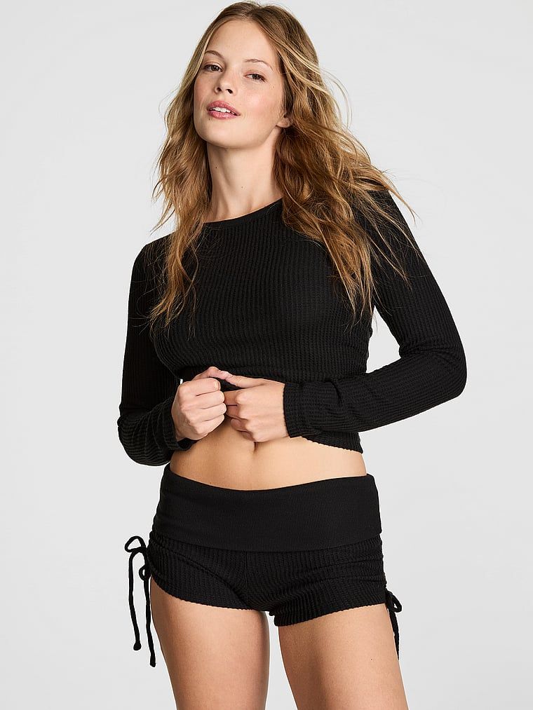 Top Wa?e Knit s dlouhým rukávem