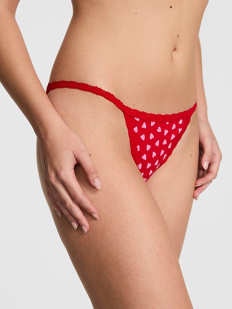 Kalhotky bikini string s krajkou Wink