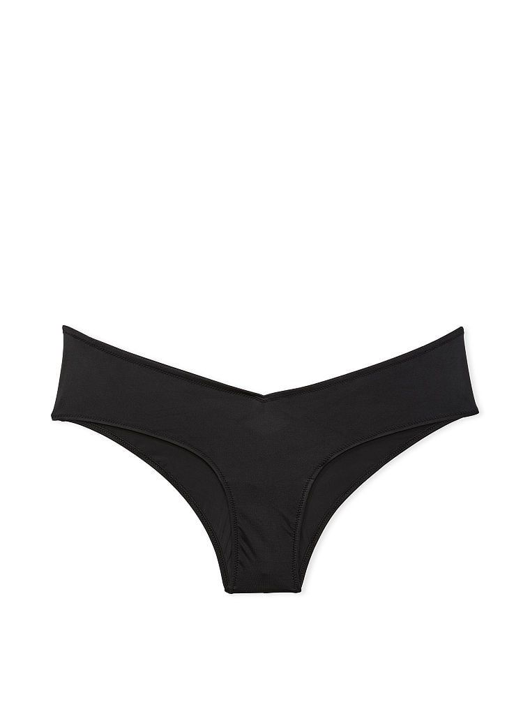 Kalhotky s ramínky vzadu a vysoko střiženými nohavicemi Strappy-Back Cheeky. Produkt je černý a pochází z kolekce Very Sexy.