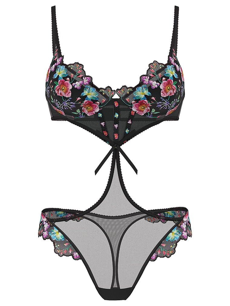 Tělo Dark Blossom. Produkt je vzorovaný a pochází z kolekce Very Sexy.