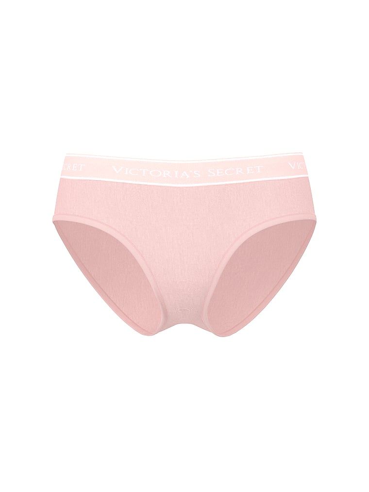 Bavlněné kalhotky s logem Hiphugger v pase. Produkt má růžovou barvu a pochází z kolekce Cotton.
