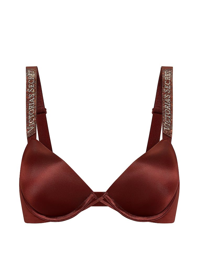Push-up podprsenka Shine Strap. Produkt je vzorovaný a pochází z kolekce Very Sexy.