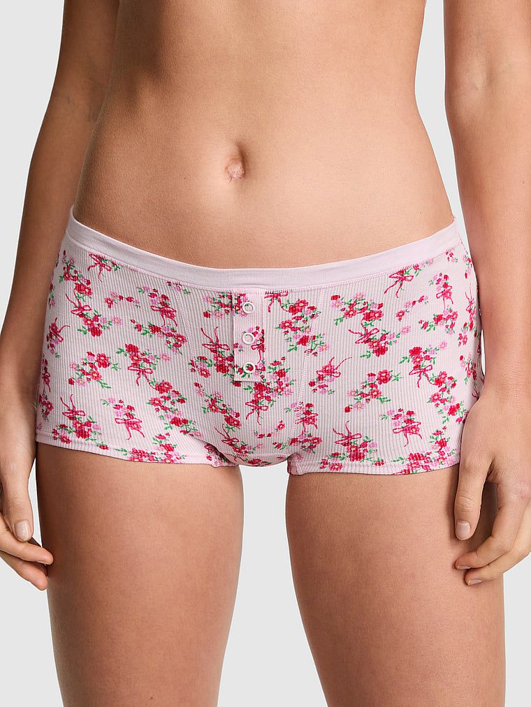 Bavlněné boyshort kalhotky na spaní