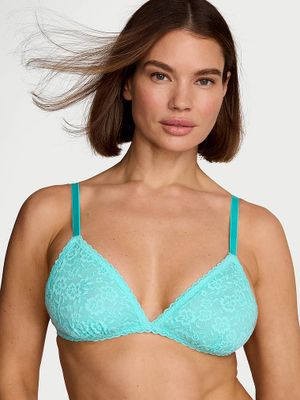 Victoria's Secret Nepodšitá krajková trojúhelníčková braletka