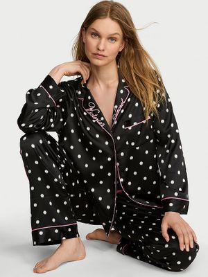 Victoria's Secret Saténové dlouhé pyžamo