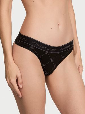 Cotton Bavlněné tanga s logem