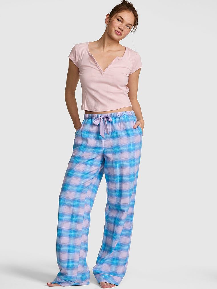 PINK Flanelové pyžamové kalhoty Favorite Flannel