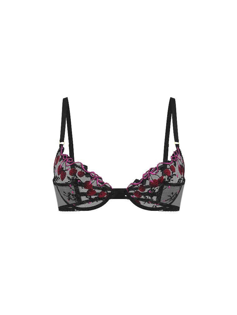 Cherry Pop Demi mírně polstrovaná podprsenka. Produkt je vzorovaný a pochází z kolekce Very Sexy.