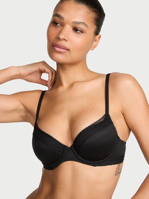Body by Victoria Lehce podšitá demi podprsenka s krajkovým lemem