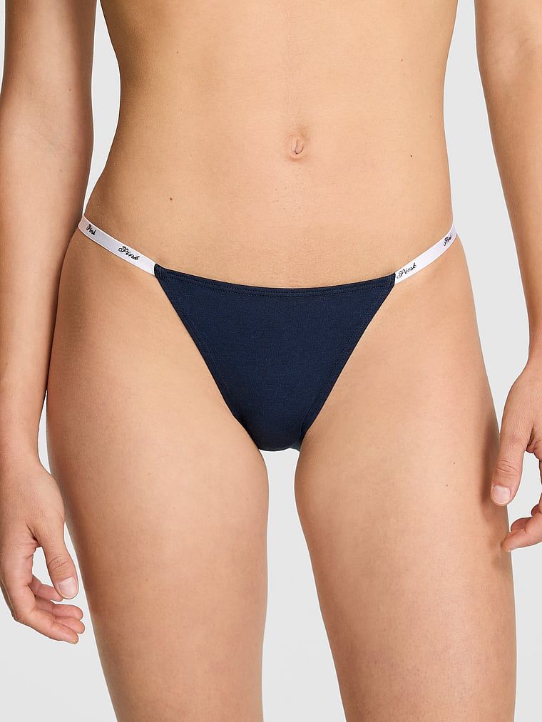 Bikini kalhotky s logem Cotton String
