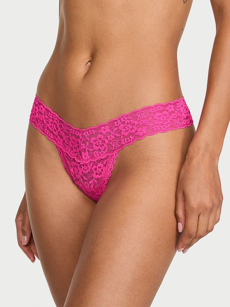 Lacie Krajková tanga s průstřihem