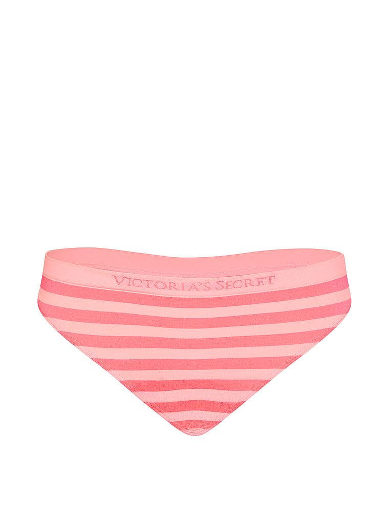 Bezešvé tanga. Produkt je vzorovaný a pochází z kolekce Seamless.