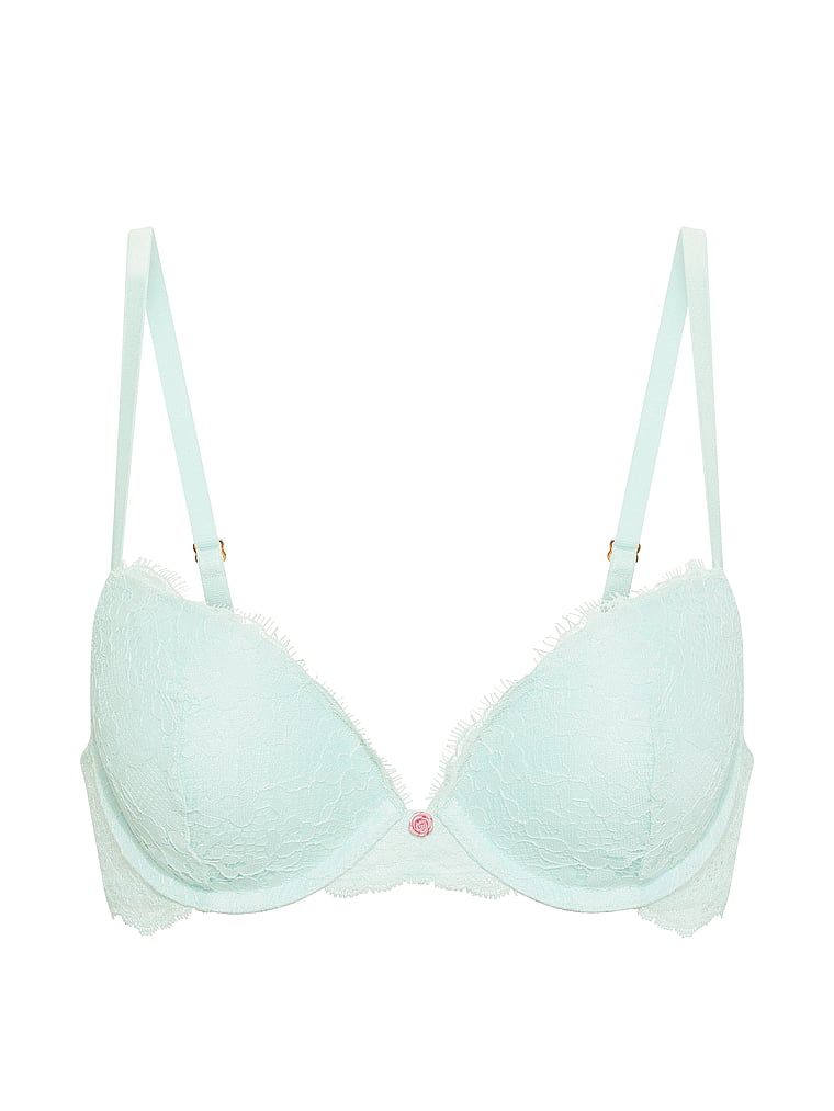 Push-up podprsenka Dream Angels. Produkt je modré barvy a pochází z kolekce Dream Angels.