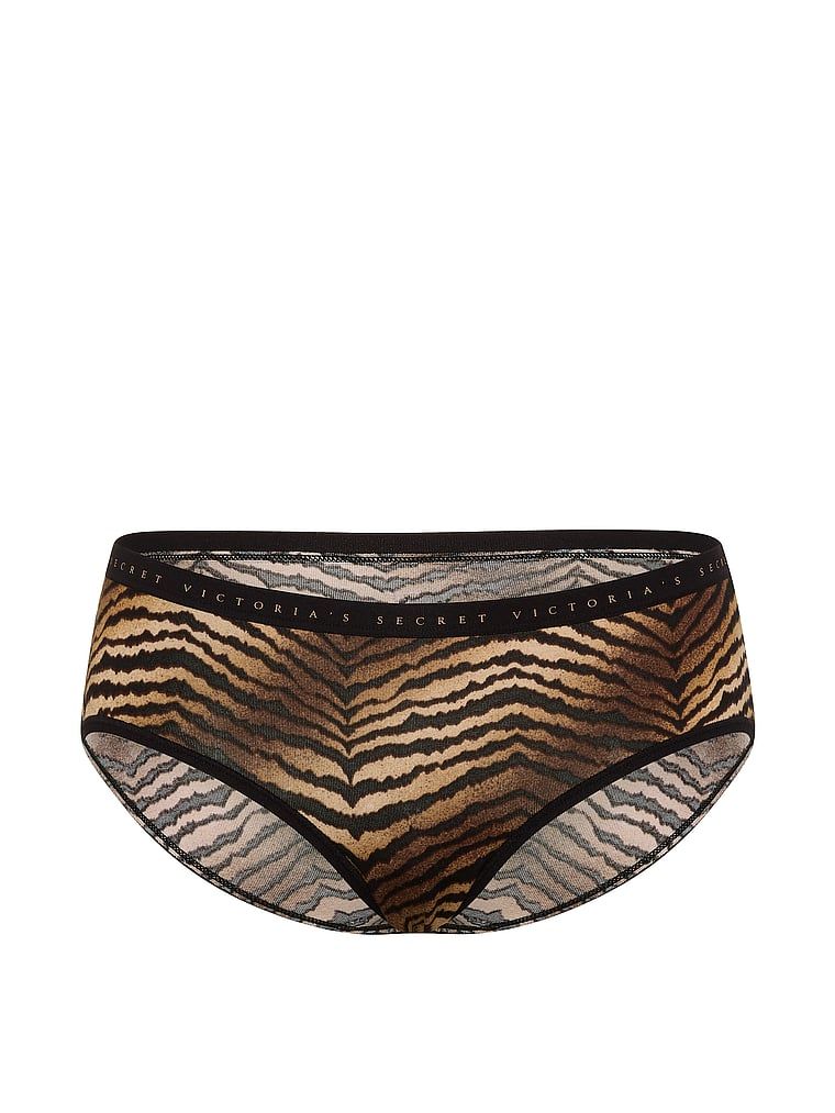 Bavlněné kalhotky hiphugger. Produkt má vzorovanou barvu a pochází z kolekce Victoria's Secret.