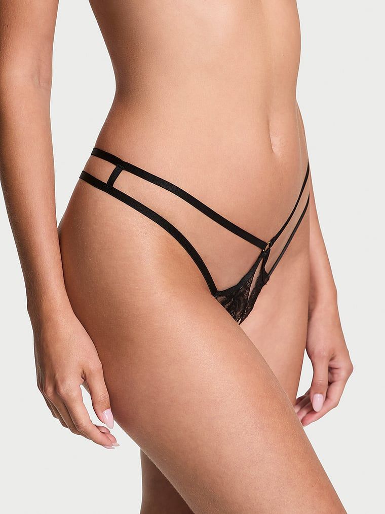 Very Sexy Tanga bez rozkroku z krajky