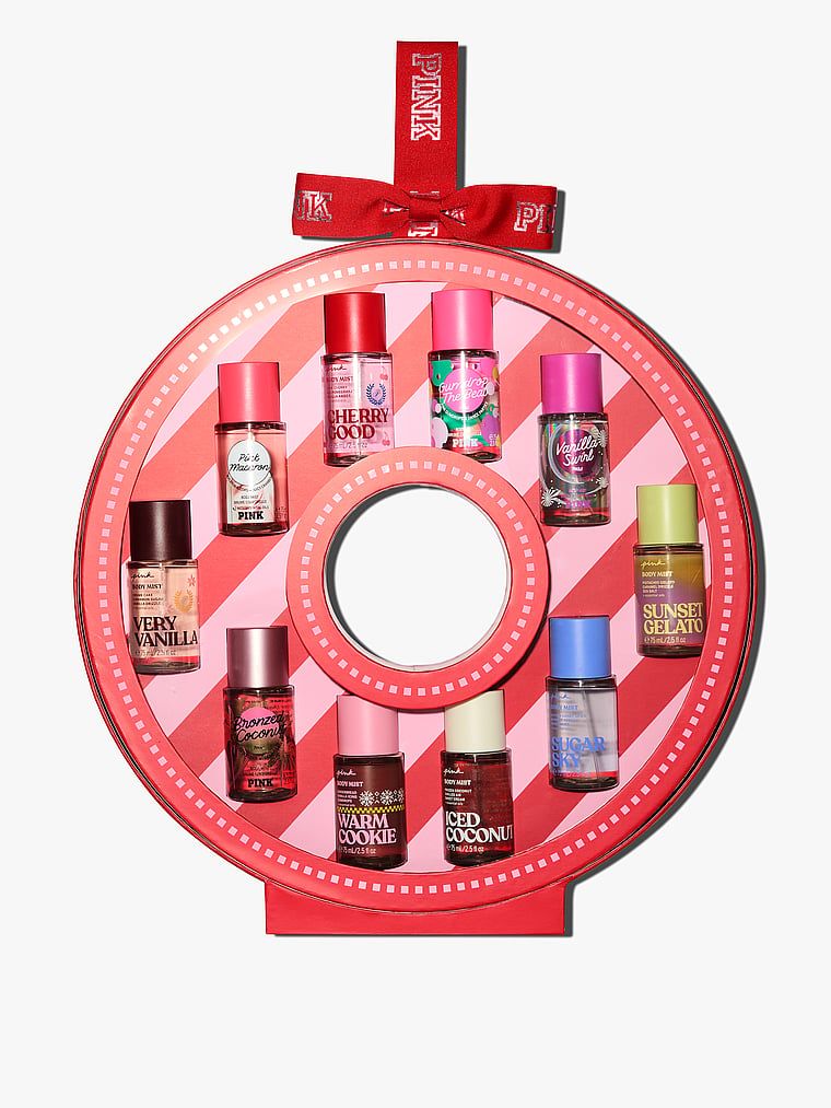 PINK Beauty Dárková sada 10 mini tělových mlh