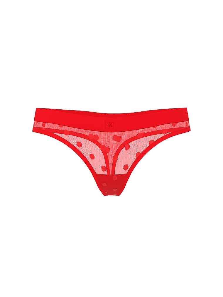 Průhledná tanga ze síťoviny Heritage Shimmer. Výrobek má zlatou barvu a pochází z kolekce Cotton.