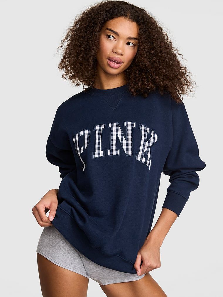 Oversize mikina Campus Fleece s kulatým výstřihem