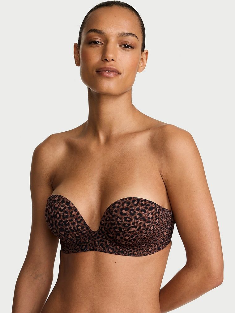 Victoria's Secret Bare Push-Up podprsenka bez ramínek Bombshell přidává až dvě velikosti košíčků