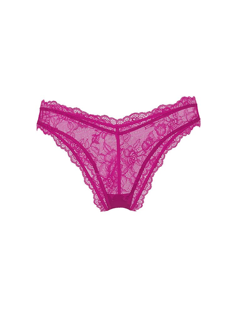 Krajkové kalhotky s vysoko střiženými nohavičkami Rose Lace Cheeky. Produkt je vícebarevný a pochází z kolekce Very Sexy.