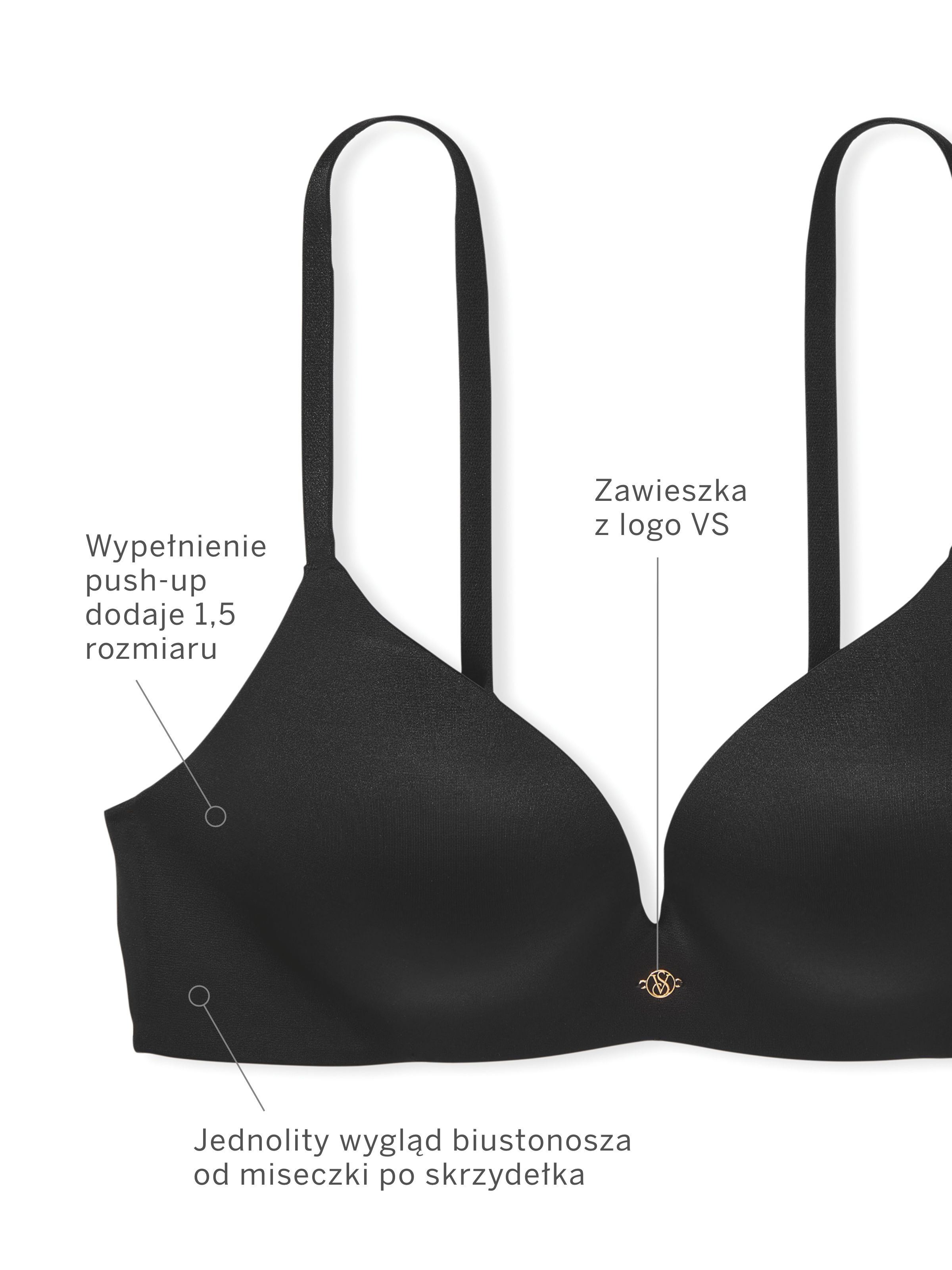 Push-up podprsenka bez kostic, So Obsessed. Produkt je béžový a pochází z kolekce Very Sexy.