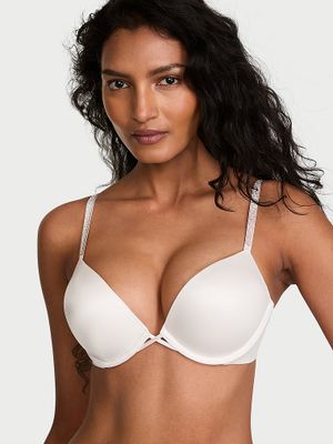 Very Sexy Push-up podprsenka Bombshell s lesklými ramínky, která přidává 2 velikosti košíčků