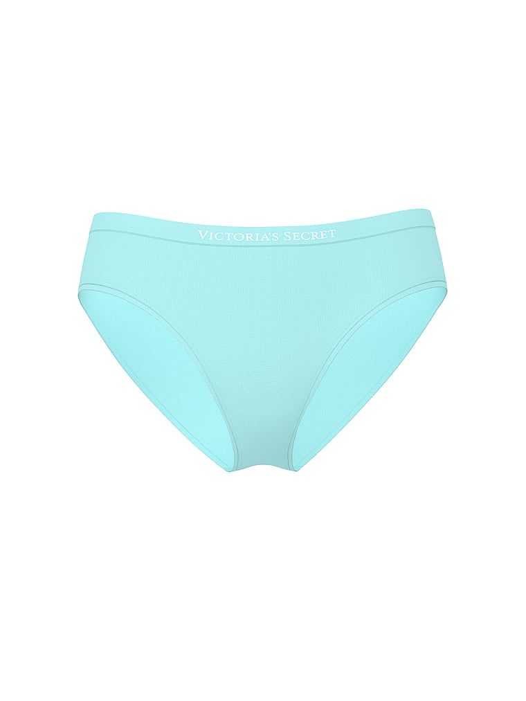 Bezešvové kalhotky bez švu hiphugger. Produkt je modré barvy a pochází z kolekce Seamless.