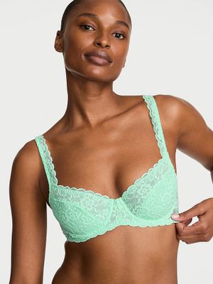 Victoria's Secret Krajková balkonetová podprsenka bez podšívky