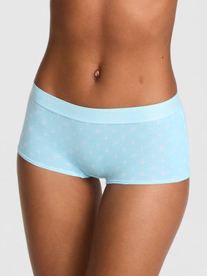 PINK Bavlněné kalhotky Boyshort s logem