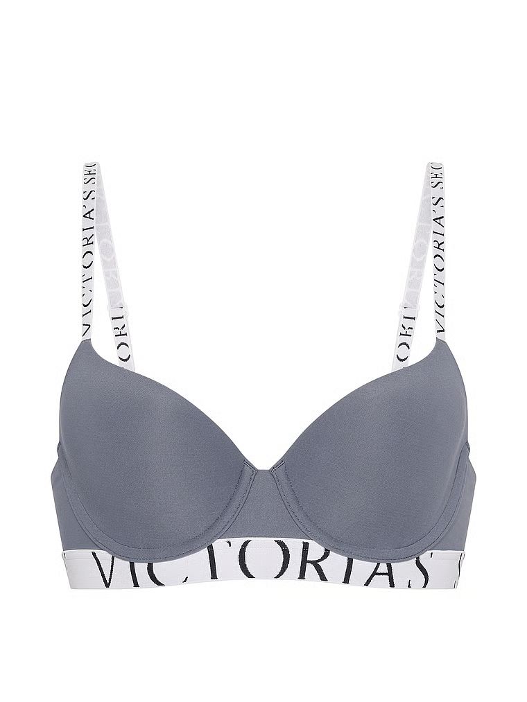 CoolBra Demi mírně polstrovaný. Produkt je šedé barvy a pochází z kolekce triček.