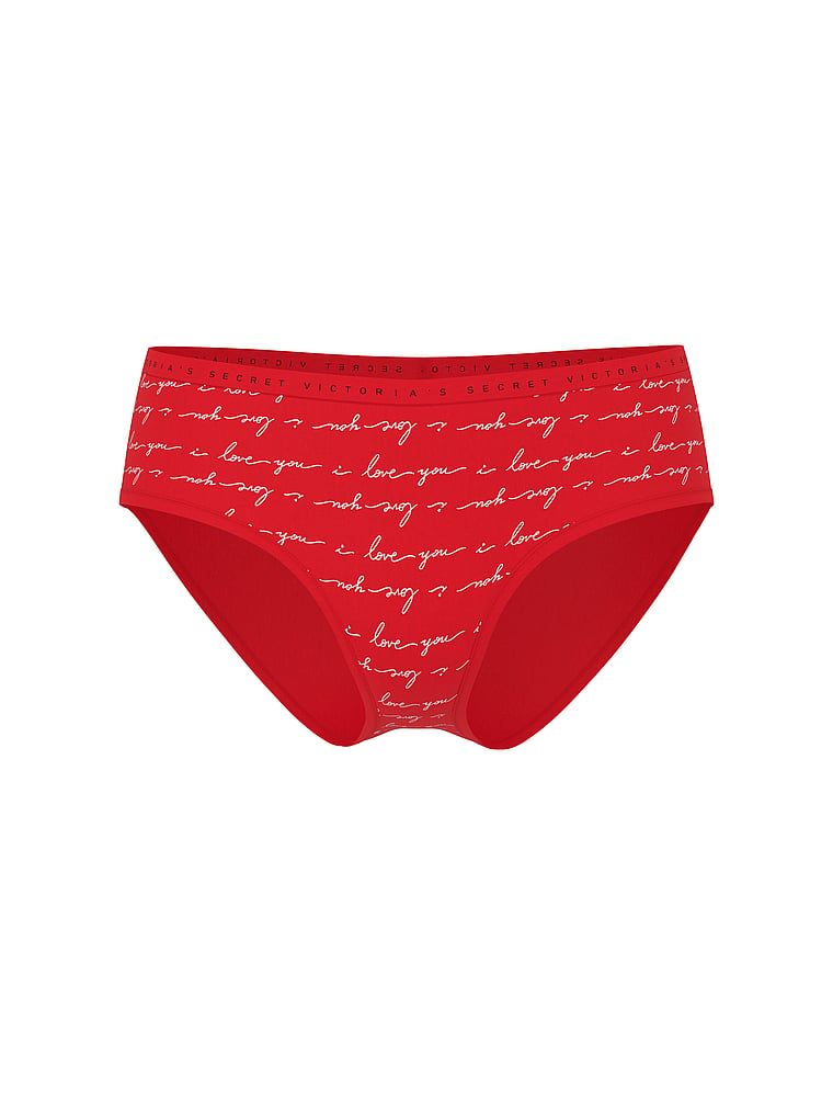 Bavlněné kalhotky hiphugger. Produkt je vzorovaný a pochází z kolekce Victoria's Secret.