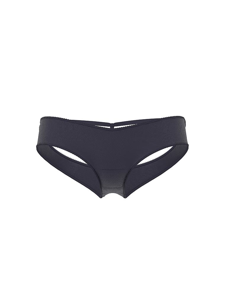 Páskované kalhotky na zadní straně Ring Hardware Cheeky. Produkt je modré barvy a pochází z kolekce Very Sexy.