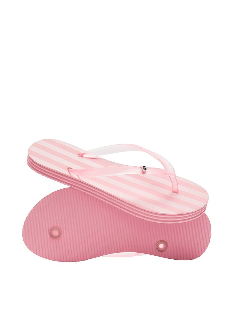 Dámské žabky. Produkt je vzorovaný a pochází z kolekce Victoria's Secret.
